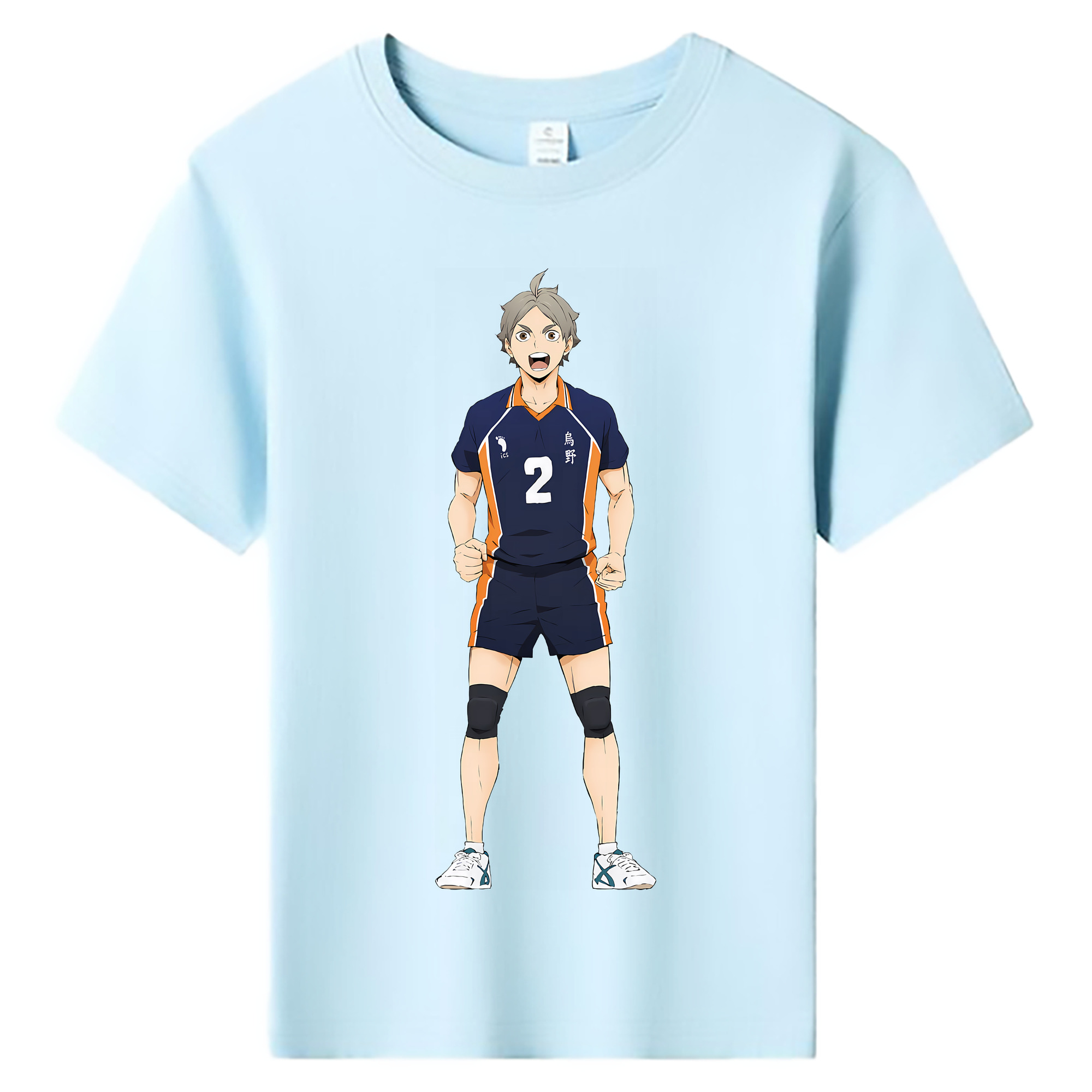 （画像用） ハイキュー!! Haikyu!! 綿100％キッズTシャツ（フロントプリント）